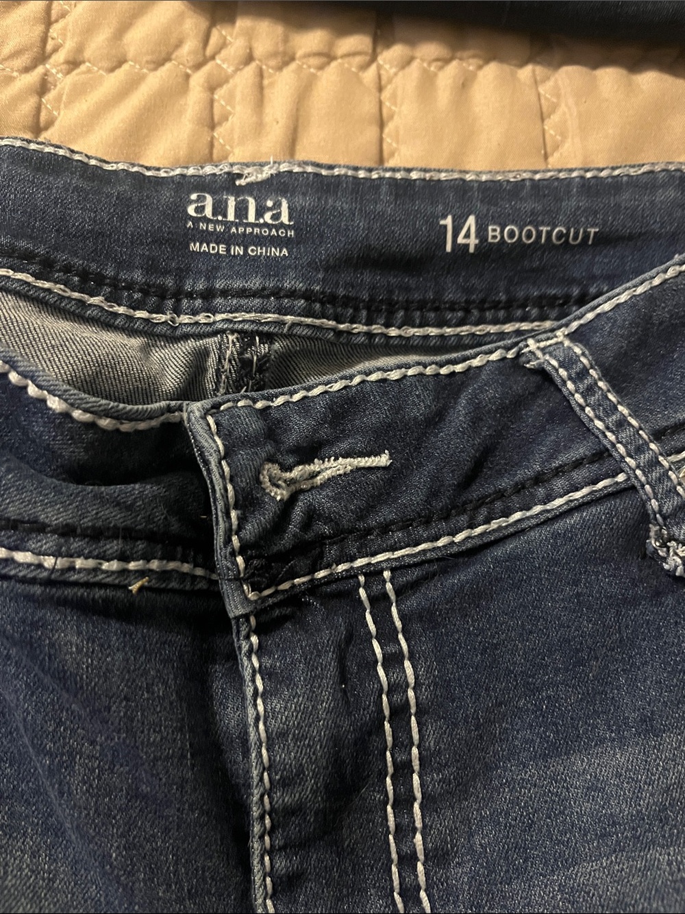 a.n.a Dark Blue women’s Bootcut Jeans